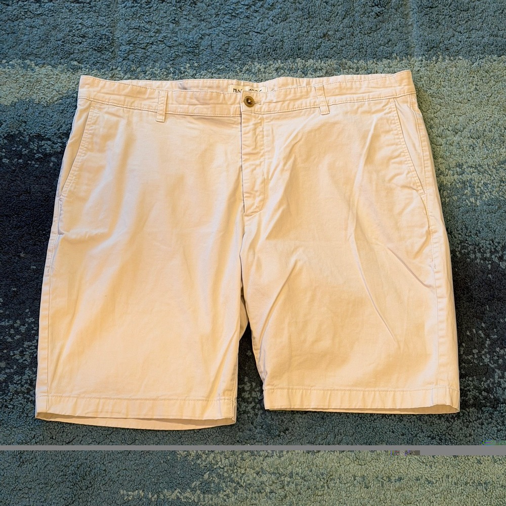 Jos A Bank 1905 Tailored Fit Chino Shorts Beige Men's 42 Preppy Outdoor Summer